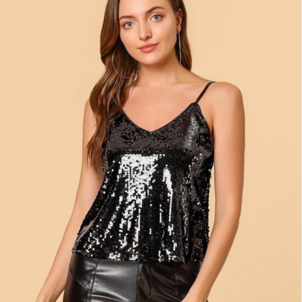 Sequin cami tank